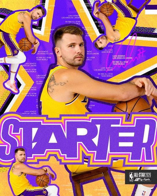 开云-新的时代，东契奇生涯首夺全明星票王，此前10年詹姆斯7次夺魁